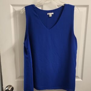 Cato Blue Sleeveless Top